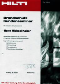 Brandschutz Kundenseminar, Michael Kaiser