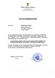 Kompetenter und zuverlässiger Fachbetrieb für die Montage von Überfall- und Einbruchmeldeanlagen