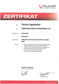 Aufbaukurs Einbruchmeldezentrale complex 400H, Patrick Vogelbacher