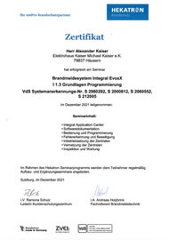 Brandmeldesystem Integral EvoxX